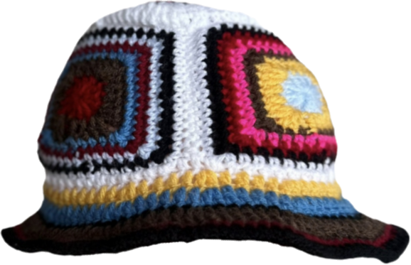 Granny Square Hat